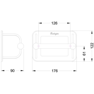 Burlington WC Roll Holder